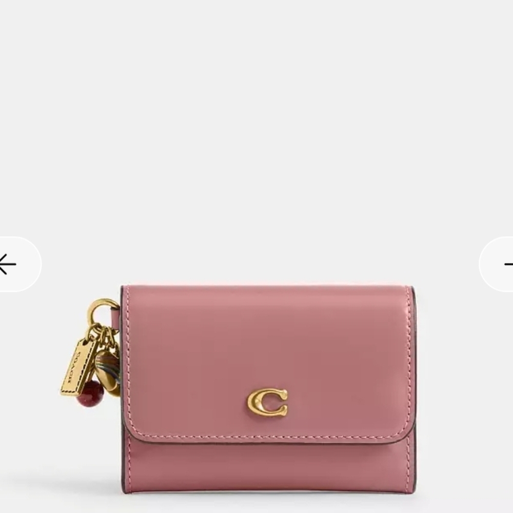 Coach Essential Flap Card Case NWT